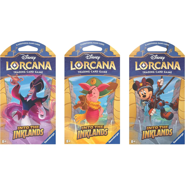 Disney Lorcana: Into the Inklands Sleeved Booster Pack - Into the Inklands (3)