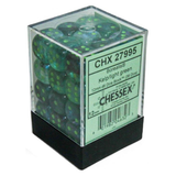 CHESSEX: d6 cube 12mm BOREALIS Dice (36ct.)