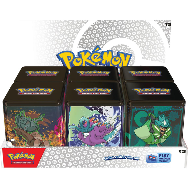 Pokemon Trading Card Game Stacking Tin 2025 (Styles May Vary)