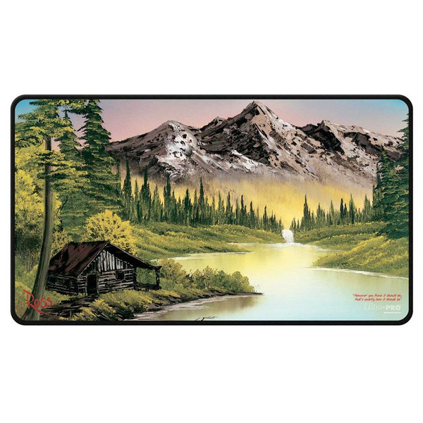 Playmat: Stitched Edge: Bob Ross: Mountain Retreat