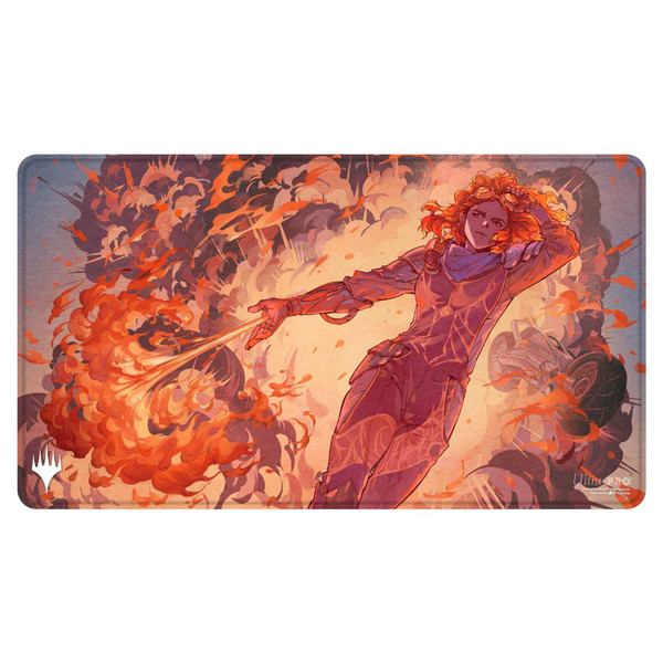 Playmat: Stitched Edge: Magic the Gathering: Aetherdrift: Chandra's Ignition