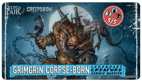 Secret Lair Spookydrop 2023: Grimgrin, Corpse-Born Standard Gaming Playmat