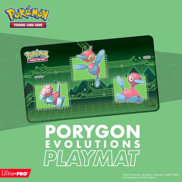 Porygon Evolutions Stitched Playmat for Pokémon