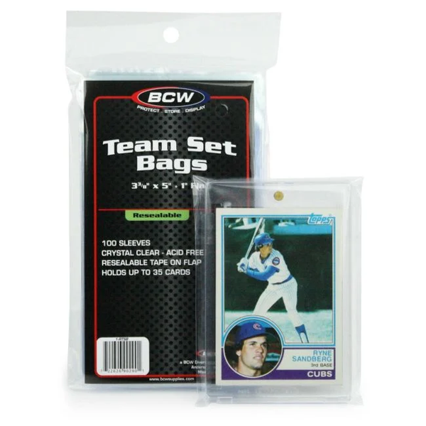 BCW- Resealable Team Set Bags
