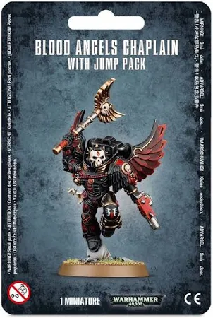 Blood Angels Chaplain With Jump Pack
