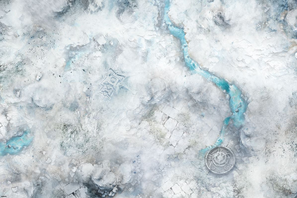 TerrainCrate battle mat Snowfield