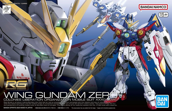 Gundam: Real Grade: 1/144: Wing Gundam Zero
