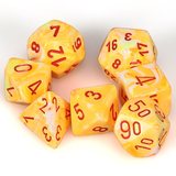 CHESSEX: 7-SetCube Polyhedral Dice Set - FESTIVE