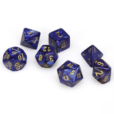 CHESSEX: 7-SetCube Polyhedral Dice Set - SCARAB