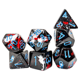 Chessex Polyhedral 7-Die set, sets (Brush)
