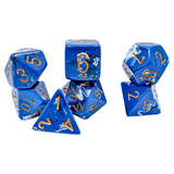 Chessex Polyhedral 7-Die set, sets (Brush)