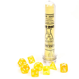 Chessex 7-Cube Polyhedral Dice Set - Luminary