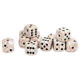 CHESSEX: d6 Cube 16mm SPECKLED Dice (12ct.)