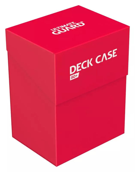 Ultimate Guard: Deck Case: Standard Size Red 80+ - Red