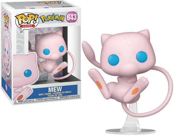 Funko Pokemon POP! Games Mew Vinyl Figure #643