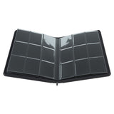 Gamegenic 18-Pocket Zip-Up Album Binder - Black