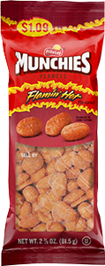 Munchies Peanuts Flamin' Hot Flavored 2 7/8 Oz
