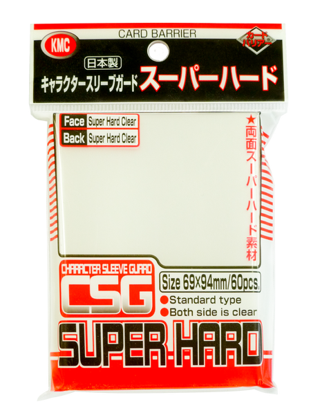 KMC Character Sleeve Guard - Oversize SUPER HARD (60 Sleeves)