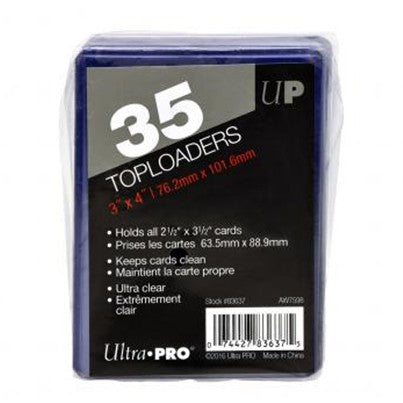 Ultra Pro Toploader: 3x4 CL Regular (35)
